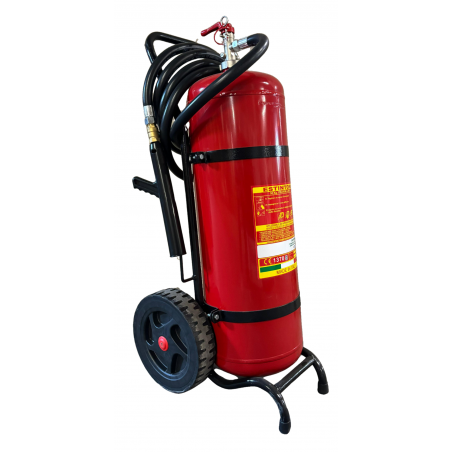 Estintore Carrellato a Polvere da 50Kg